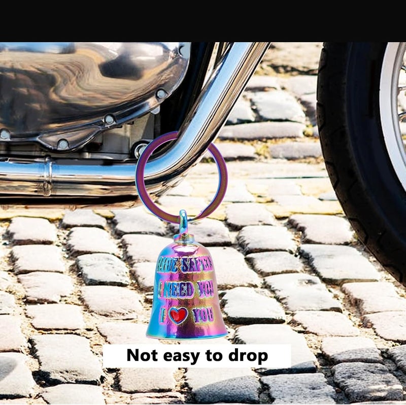 CYZBTBl Motorcycle for Bells - Motorcycle Angel Bell for Men Women,Bell Biker Accessory,Guard Riding Safety - Image 3